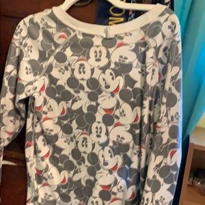 Reversible Mickey Mouse long sleeve tee shirt